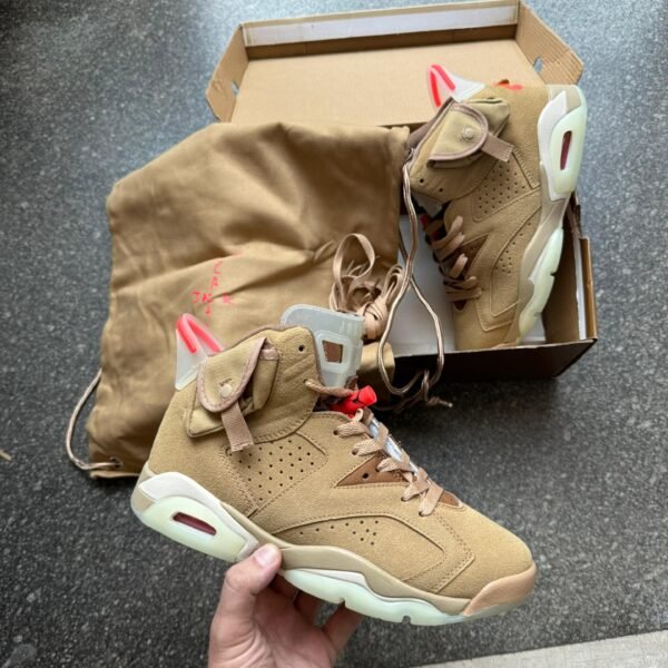 NIKEE AIR JORDAN 6 BRITISH KHAKHI UA
